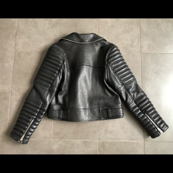 The COOLEST Leather Moto Jacket by The Arrivals - Picture 10 of 13
